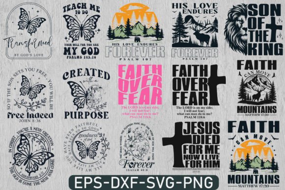 21 Christian SVG PNG Bundle Svg