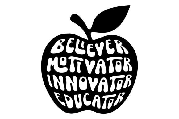 Believer Motivator Apple Svg PNG