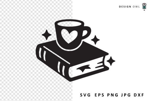 Book and Coffee Mug SVG Review