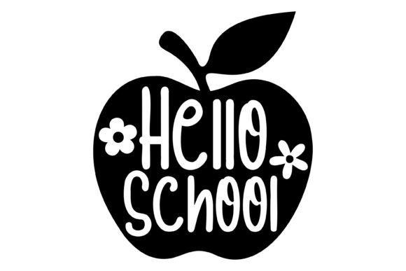 Hello School Svg PNG