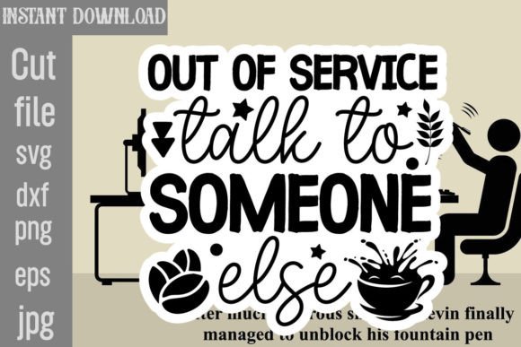 Out of Service Talk to Someone else SVG